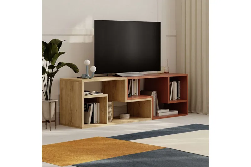 TV-bord Ravena Sudamaleik / Kanel - Sudamaleik / Kanel - Møbler - Mediamøbel & tv møbel - TV-benk & mediabenk