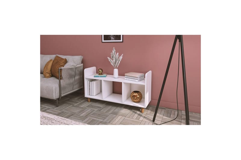 TV-bord Sakarya 1 Hvit - Hvit - Møbler - Mediamøbel & tv møbel - TV-benk & mediabenk