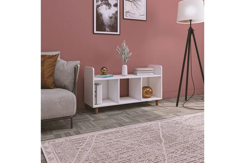TV-bord Sakarya 1 Hvit - Hvit - Møbler - Mediamøbel & tv møbel - TV-benk & mediabenk
