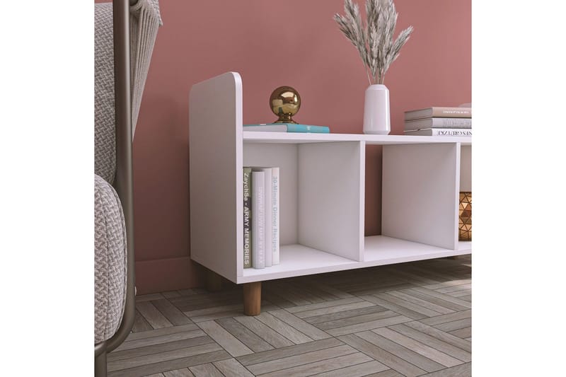 TV-bord Sakarya 1 Hvit - Hvit - Møbler - Mediamøbel & tv møbel - TV-benk & mediabenk