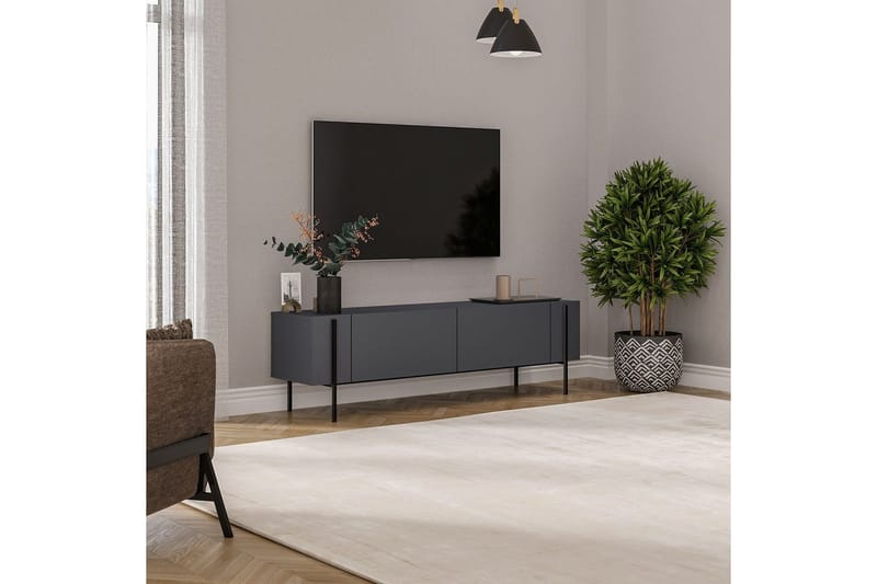 TV-bord Stira Antrasitt - Antrasitt - Møbler - Mediamøbel & tv møbel - TV-benk & mediabenk