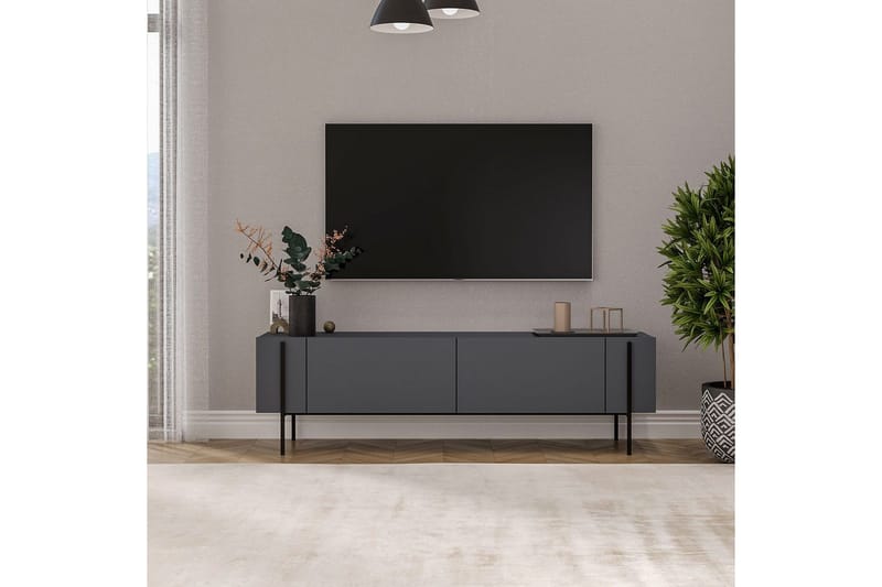 TV-bord Stira Antrasitt - Antrasitt - Møbler - Mediamøbel & tv møbel - TV-benk & mediabenk