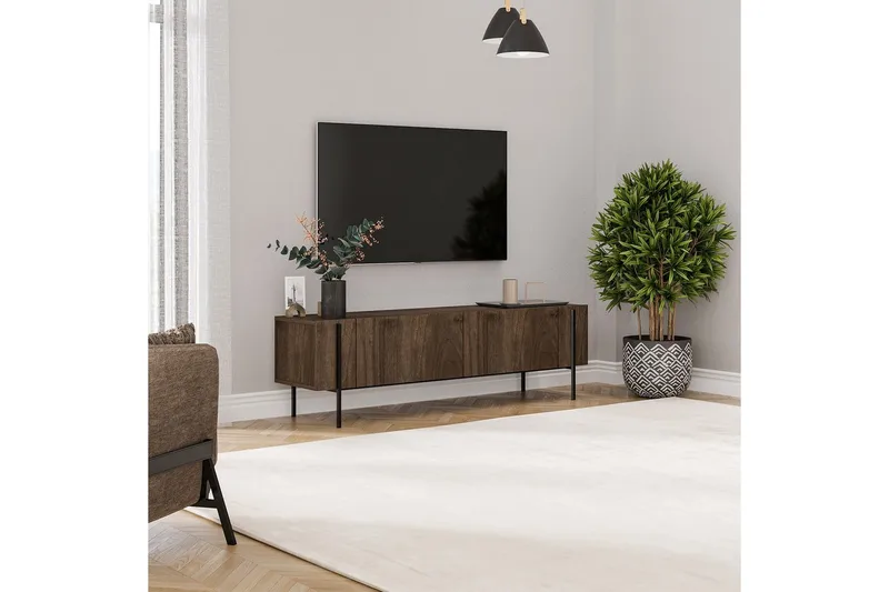 TV-bord Stira Valnøtt - Valnøtt - Møbler - Mediamøbel & tv møbel - TV-benk & mediabenk