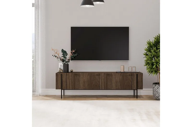 TV-bord Stira Valnøtt - Valnøtt - Møbler - Mediamøbel & tv møbel - TV-benk & mediabenk