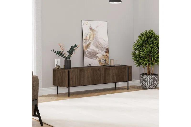 TV-bord Stira Valnøtt - Valnøtt - Møbler - Mediamøbel & tv møbel - TV-benk & mediabenk