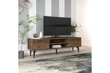 TV-bord Sudama Valnøtt - Valnøtt - Møbler - Mediamøbel & tv møbel - TV-benk & mediabenk
