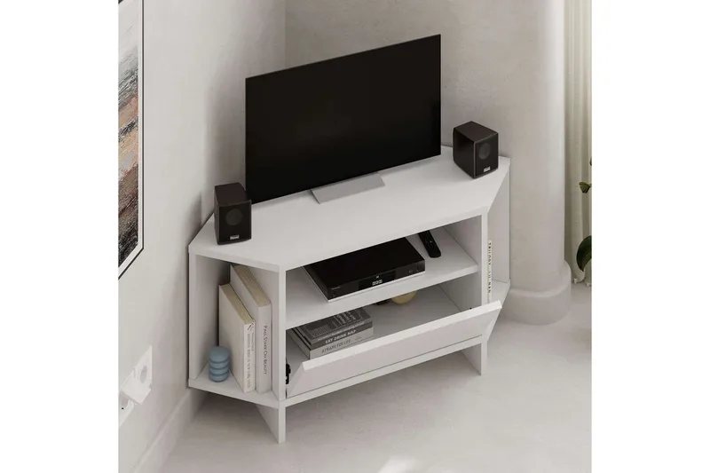 TV-bord Viva Hvit - Hvit - Møbler - Mediamøbel & tv møbel - TV-benk & mediabenk