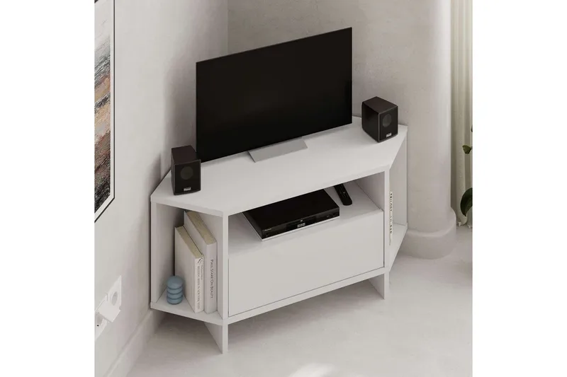 TV-bord Viva Hvit - Hvit - Møbler - Mediamøbel & tv møbel - TV-benk & mediabenk