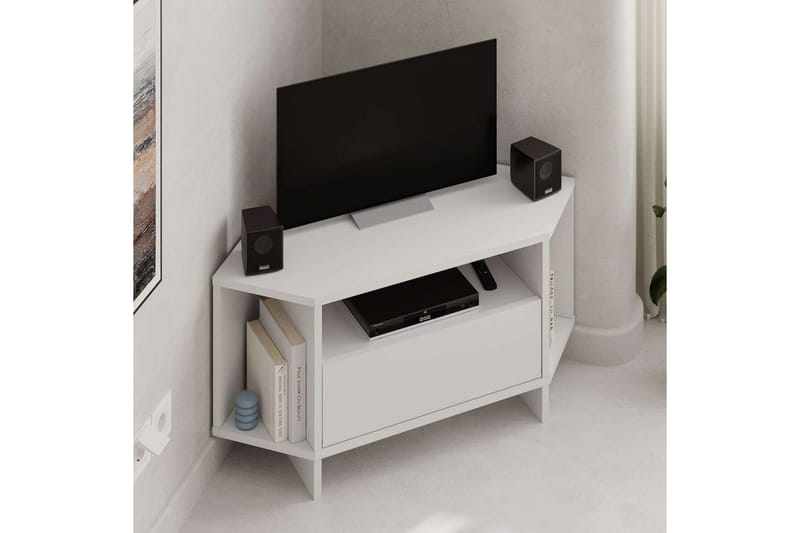 TV-bord Viva Hvit - Hvit - Møbler - Mediamøbel & tv møbel - TV-benk & mediabenk