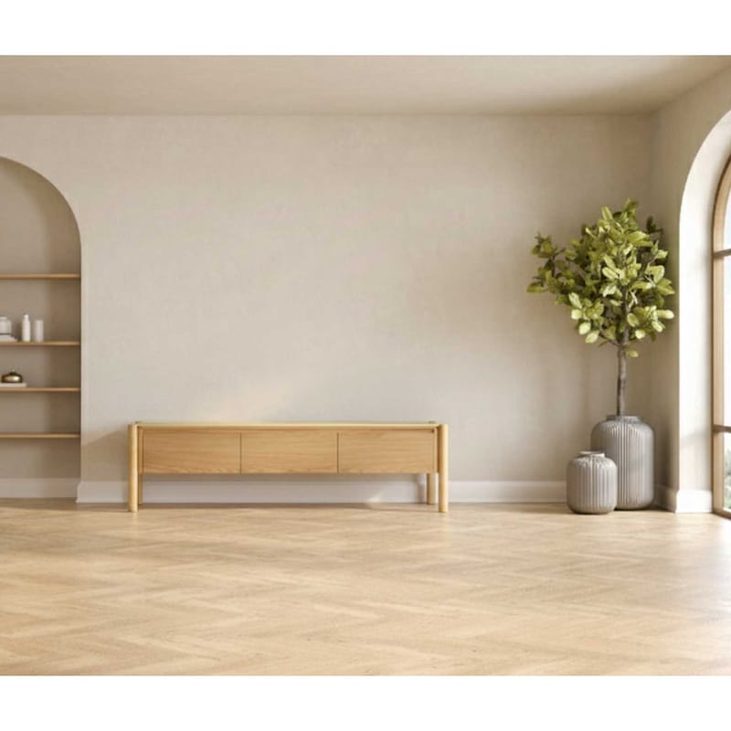 TV Cabinet HOME4YOU - eik - Møbler - Mediamøbel & tv møbel - TV-skap