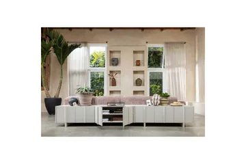 TV-enhet Basu - Støv, 152 cm - Møbler - Mediamøbel & tv møbel - TV-benk & mediabenk