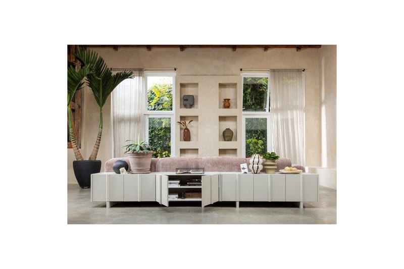 TV-enhet Basu - Støv, 152 cm - Møbler - Mediamøbel & tv møbel - TV-skap