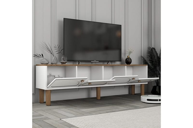 TV-enhet Cool Hvit - Hvit - Møbler - Mediamøbel & tv møbel - TV-benk & mediabenk