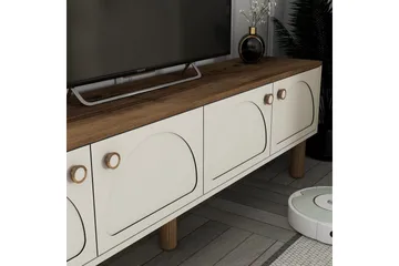 TV-enhet Cool Krem - Krem - Møbler - Mediamøbel & tv møbel - TV-benk & mediabenk