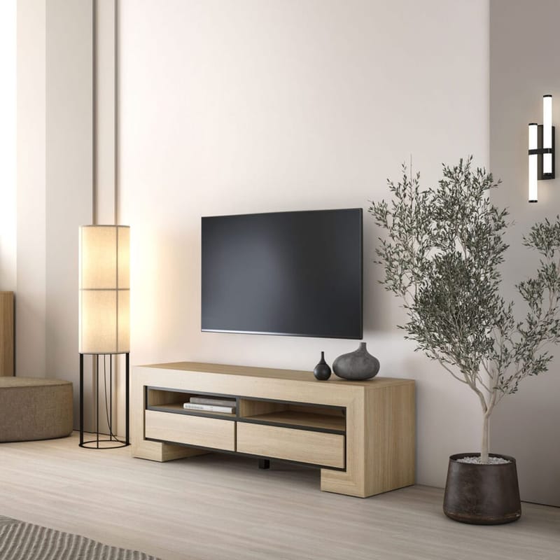 TV-enhet Cuba II med 2 skuffer - Møbler - Mediamøbel & tv møbel - TV-benk & mediabenk