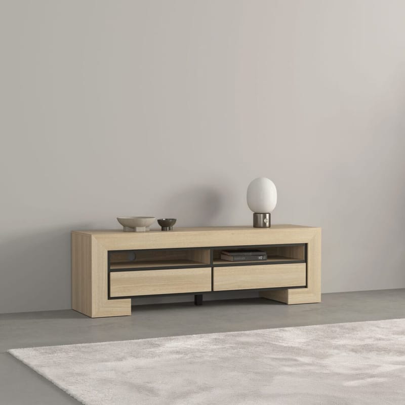TV-enhet Cuba II med 2 skuffer - Møbler - Mediamøbel & tv møbel - TV-benk & mediabenk