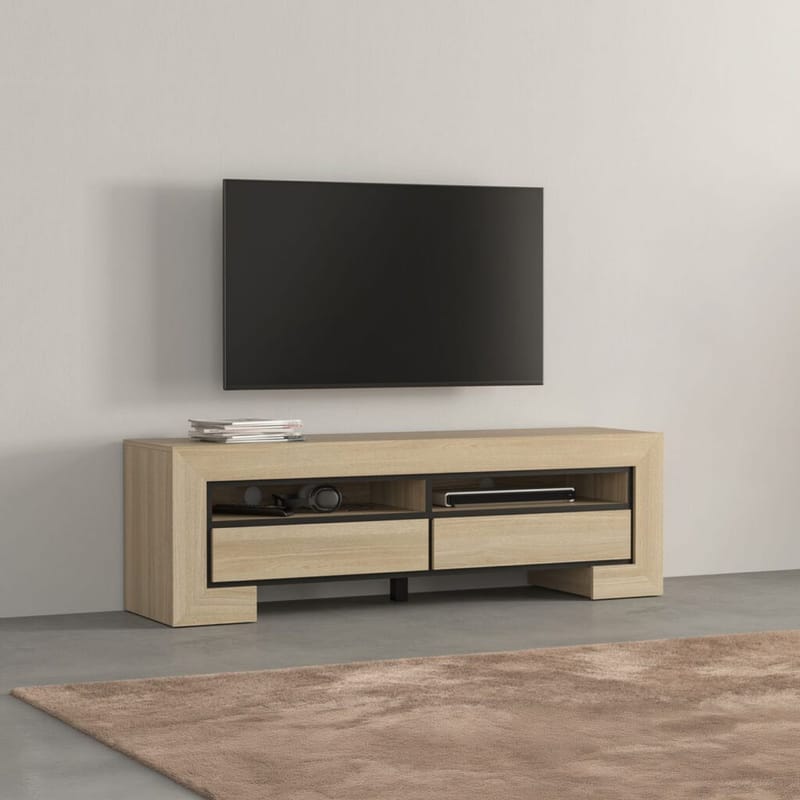 TV-enhet Cuba II med 2 skuffer - Møbler - Mediamøbel & tv møbel - TV-benk & mediabenk