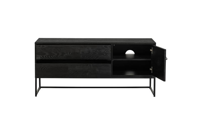 TV-enhet Silas - Blacknight, Ask, 120 cm - Møbler - Mediamøbel & tv møbel - TV-benk & mediabenk