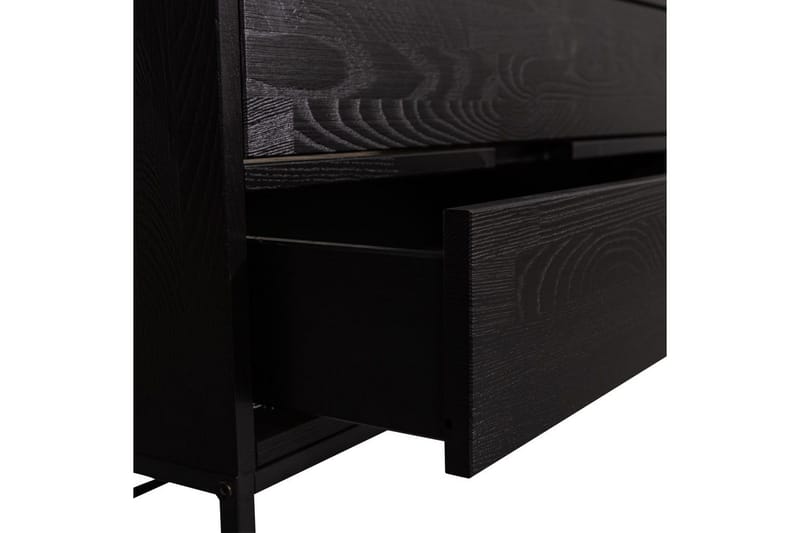 TV-enhet Silas - Blacknight, Ask, 120 cm - Møbler - Mediamøbel & tv møbel - TV-benk & mediabenk