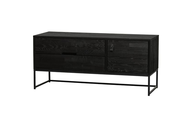 TV-enhet Silas - Blacknight, Ask, 120 cm - Møbler - Mediamøbel & tv møbel - TV-benk & mediabenk