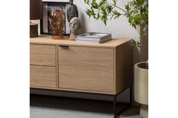 TV-enhet Silas - Eik, Eik, 180 cm - Møbler - Mediamøbel & tv møbel - TV-benk & mediabenk