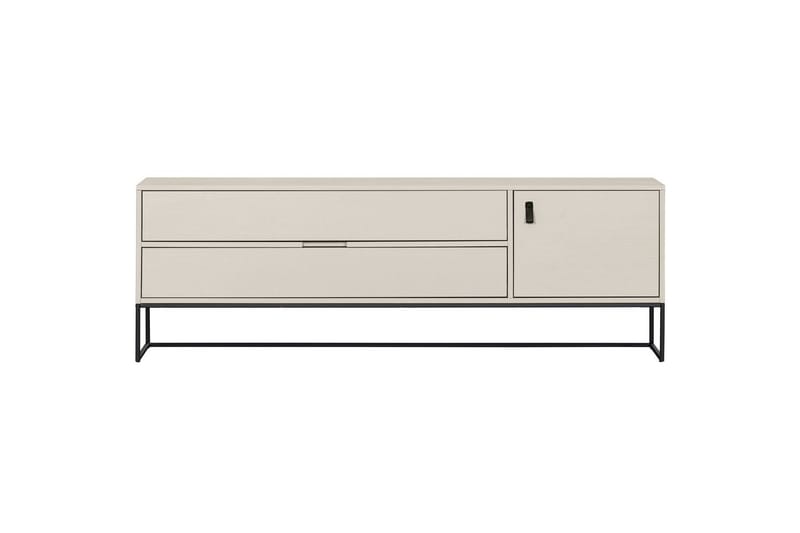 TV-enhet Silas - Støv, Børstet furu, 180 cm - Møbler - Mediamøbel & tv møbel - TV-benk & mediabenk