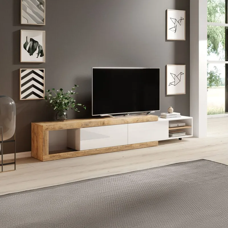 TV-enhet Sintra 2 Klaffer 200-242 cm - Møbler - Mediamøbel & tv møbel - TV-benk & mediabenk