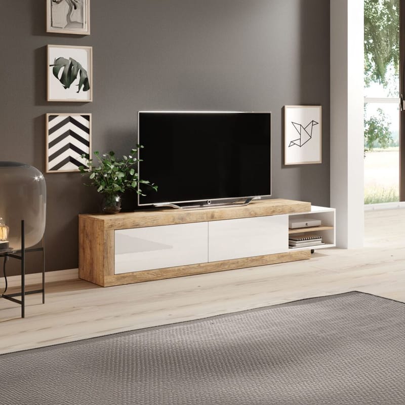 TV-enhet Sintra 2 Klaffer 200-242 cm - Møbler - Mediamøbel & tv møbel - TV-benk & mediabenk
