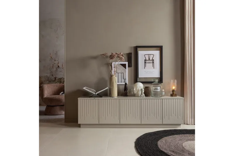 TV-enhet Pencil - Mist - Møbler - Mediamøbel & tv møbel - TV-skap