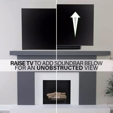 TV-feste Sanus 4D Max Vesa 400x400 32–65 Full Motion svart - Svart - Møbler - Mediamøbel & tv møbel - Mediestativ & veggfeste