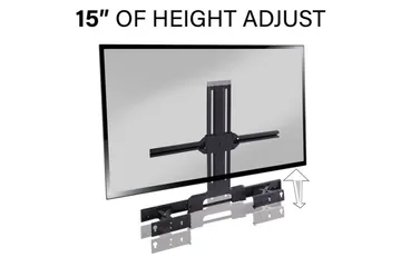 TV-feste Sanus for Sonos Arc soundbar uttrekkbart - Svart - Møbler - Mediamøbel & tv møbel - Mediestativ & veggfeste