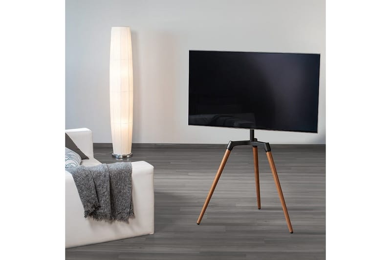 TV Gulvstativ Hama Staffelidesign Opptil 65 - Beige||Svart - Møbler - Mediamøbel & tv møbel - Mediestativ & veggfeste