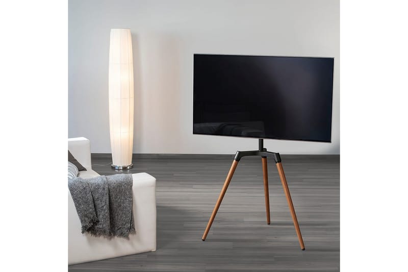 TV Gulvstativ Hama Staffelidesign Opptil 65 - Beige||Svart - Møbler - Mediamøbel & tv møbel - Mediestativ & veggfeste