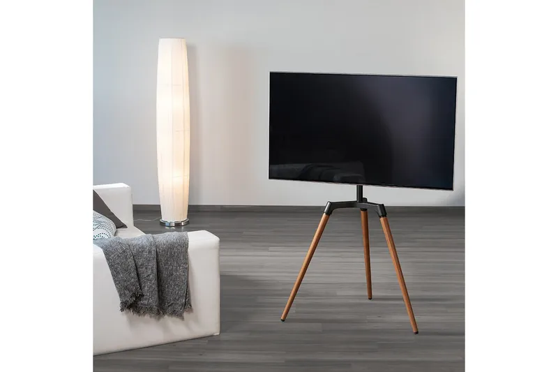 TV Gulvstativ Hama Staffelidesign Opptil 65 - Beige||Svart - Møbler - Mediamøbel & tv møbel - Mediestativ & veggfeste