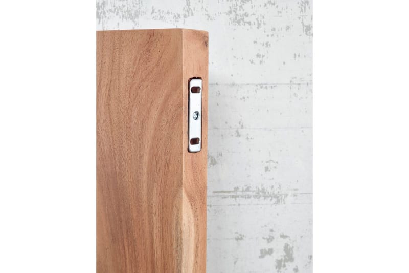 Tv-hylla Wohnling Vägghylla Wohnling träkant, massivt trä, flytande hylla, lantlig stil 100x26 cm - Oppbevaring - Hyller - Vegghylle