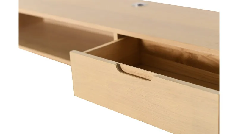 TV-hylle Torsen 110 cm - Hvitpigmentert eik - Møbler - Mediamøbel & tv møbel - TV-hylle