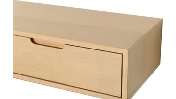 TV-hylle Torsen 135 cm - Hvitpigmentert eik - Møbler - Mediamøbel & tv møbel - TV-hylle
