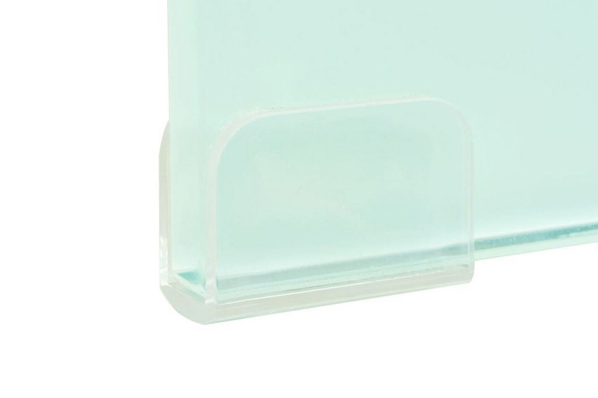 TV-benk glass hvit 40x25x11 cm - Hvit - Møbler - Mediamøbel & tv møbel - TV-hylle