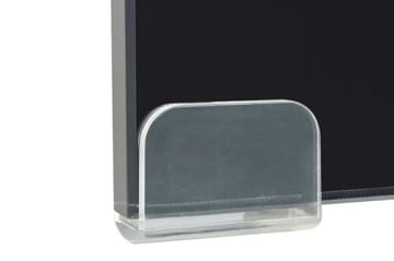 TV-benk glass svart 100x30x13 cm - Svart - Møbler - Mediamøbel & tv møbel - TV-hylle