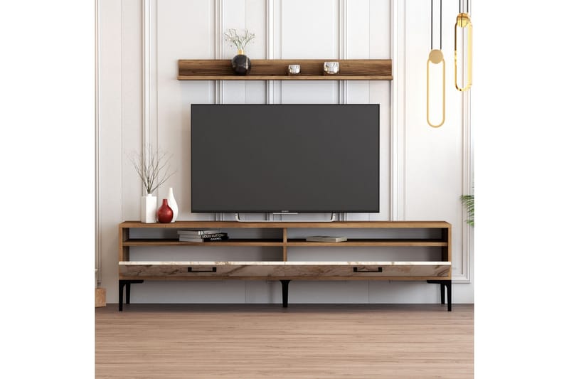Andifli Tv-møbelsett 180x47 cm - Brun - Møbler - Mediamøbel & tv møbel - TV-møbelsett