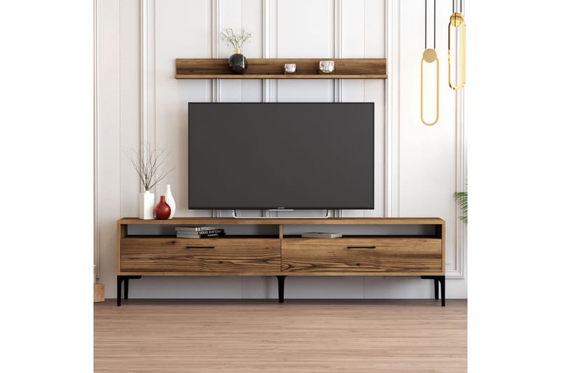 Andifli Tv-møbelsett 180x47 cm - Brun - TV-møbelsett