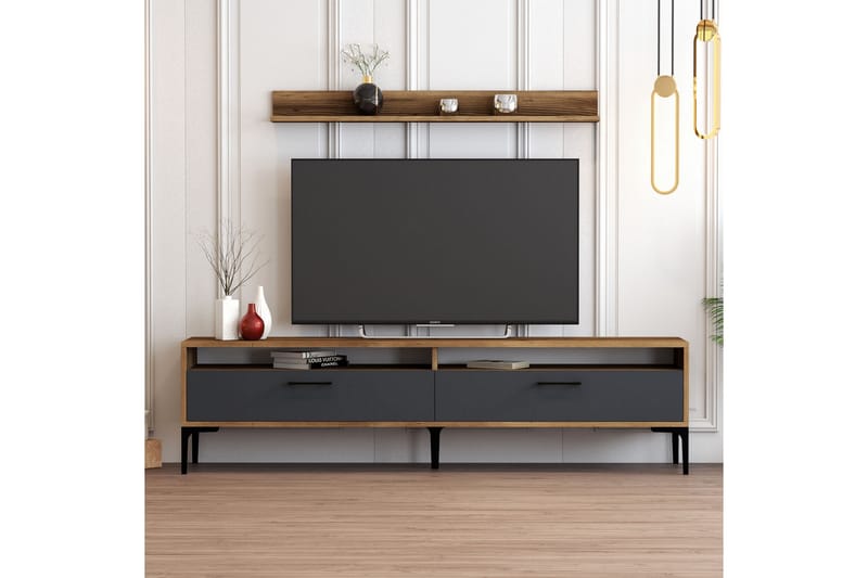 Andifli Tv-møbelsett 180x47 cm - Brun - TV-møbelsett