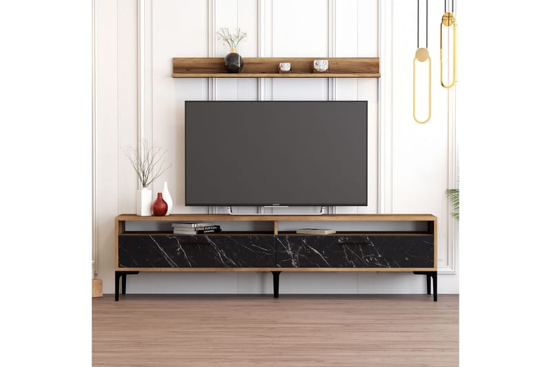 Andifli Tv-møbelsett 180x47 cm - Brun - TV-møbelsett