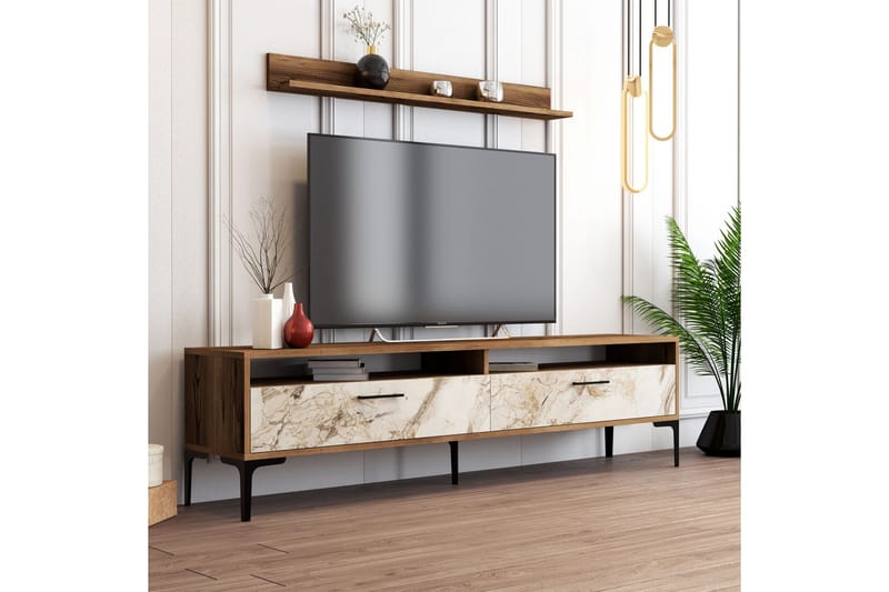 Andifli Tv-møbelsett 180x47 cm - Brun - Møbler - Mediamøbel & tv møbel - TV-møbelsett