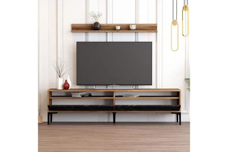 Andifli Tv-møbelsett 180x47 cm - Brun - Møbler - Mediamøbel & tv møbel - TV-møbelsett