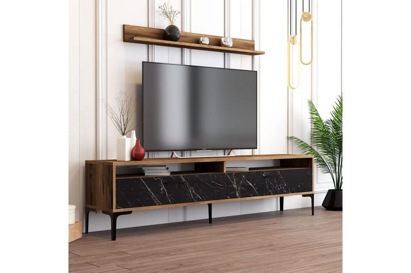 Andifli Tv-møbelsett 180x47 cm - Brun - Møbler - Mediamøbel & tv møbel - TV-møbelsett