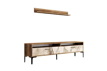 Andifli Tv-møbelsett 180x47 cm - Brun - Møbler - Mediamøbel & tv møbel - TV-møbelsett