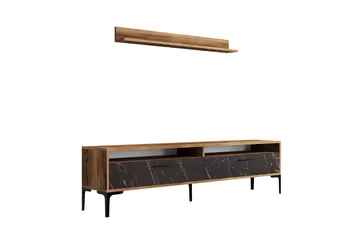 Andifli Tv-møbelsett 180x47 cm - Brun - Møbler - Mediamøbel & tv møbel - TV-møbelsett