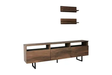 Andifli Tv-møbelsett 50x15 cm - Brun - Møbler - Mediamøbel & tv møbel - TV-møbelsett