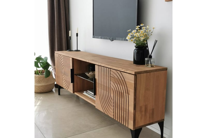 Andifli Tv-møbelsett 50x15 cm - Brun - Møbler - Mediamøbel & tv møbel - TV-møbelsett